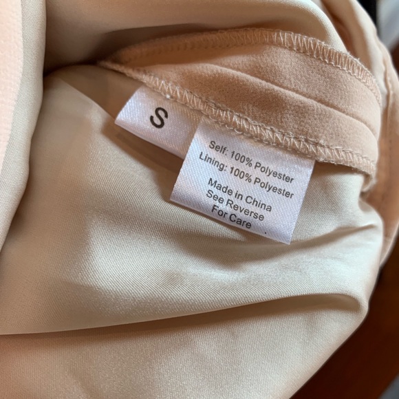 Paper Crown Blush Blouson Strapless Top, sz S - Picture 8 of 8